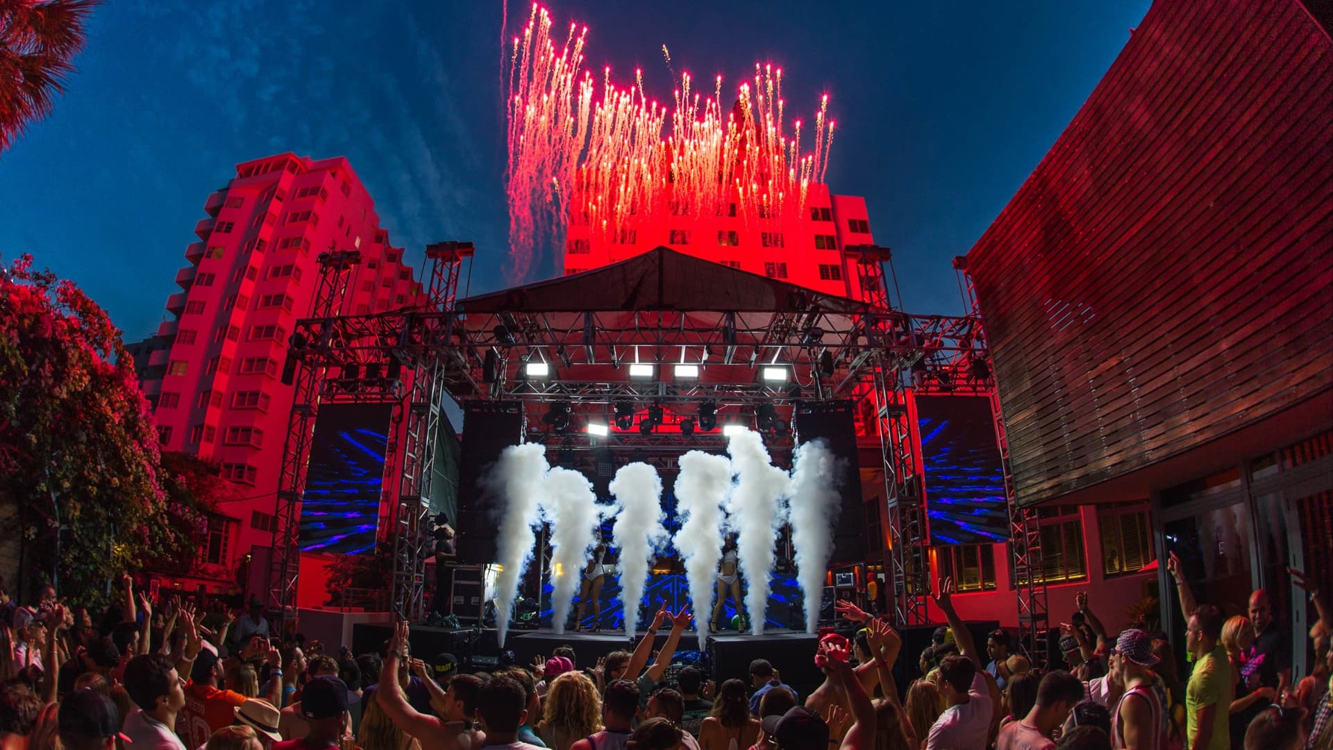 The Hillywood Fiesta grand finale stage in Shillong